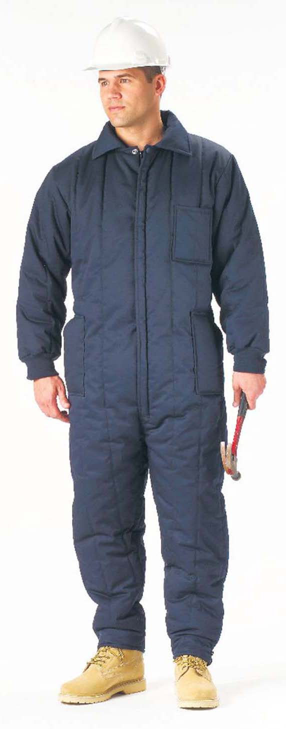 Navy Blue Winter Coveralls - Rothco Super Warm Heavy Insulated Coverall
