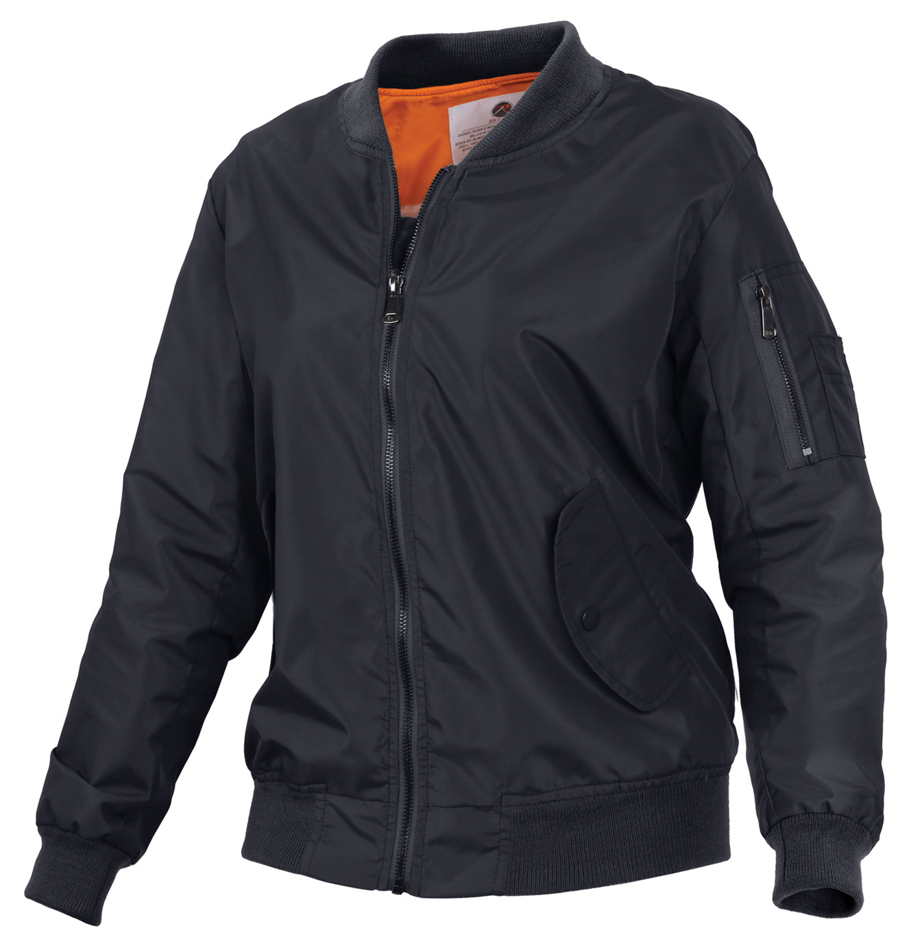 Women's MA-1 Flight Jacket - Womens Lightweight Bomber Jacket