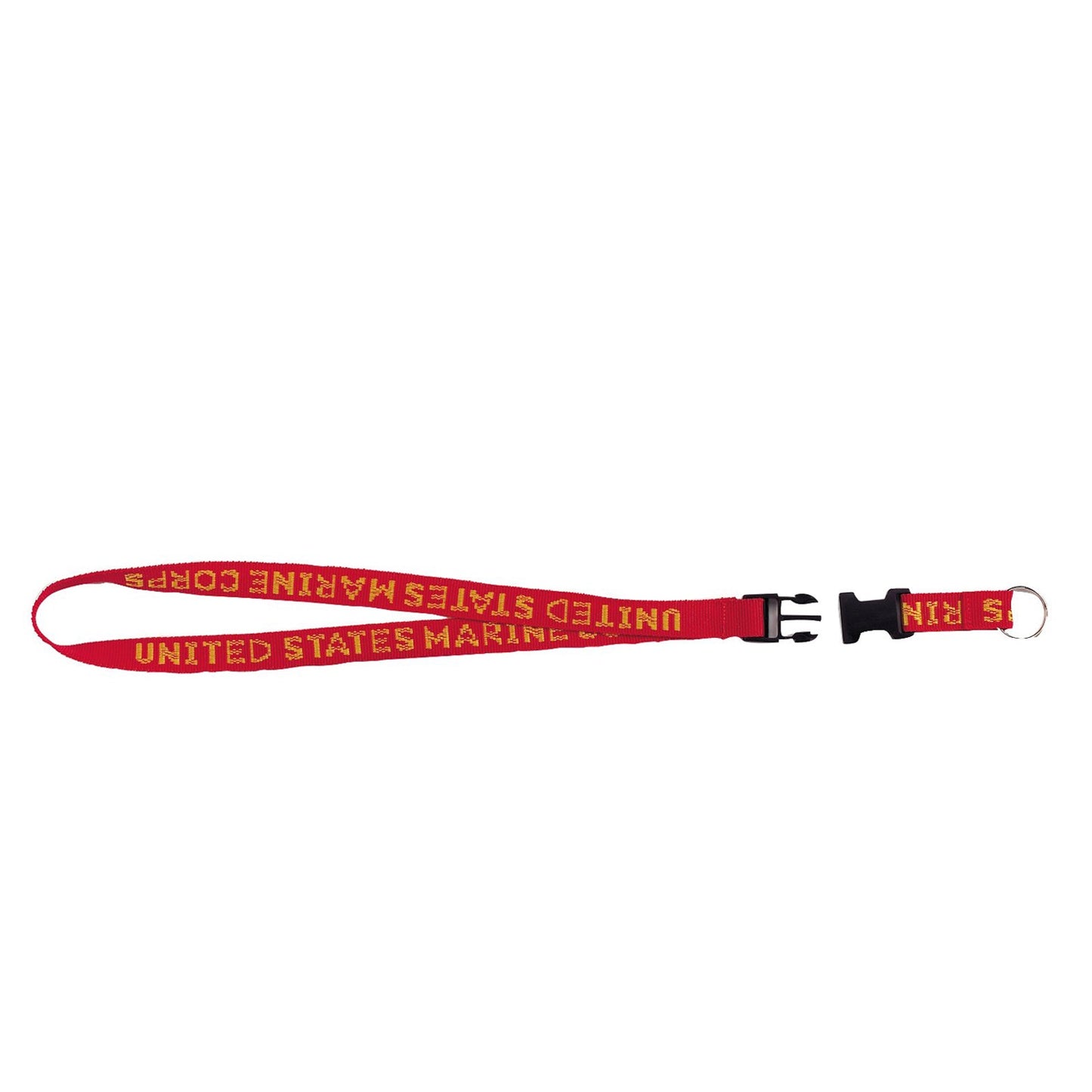 Neck Strap Key Chain Rings - 32" Security Black Key Chains