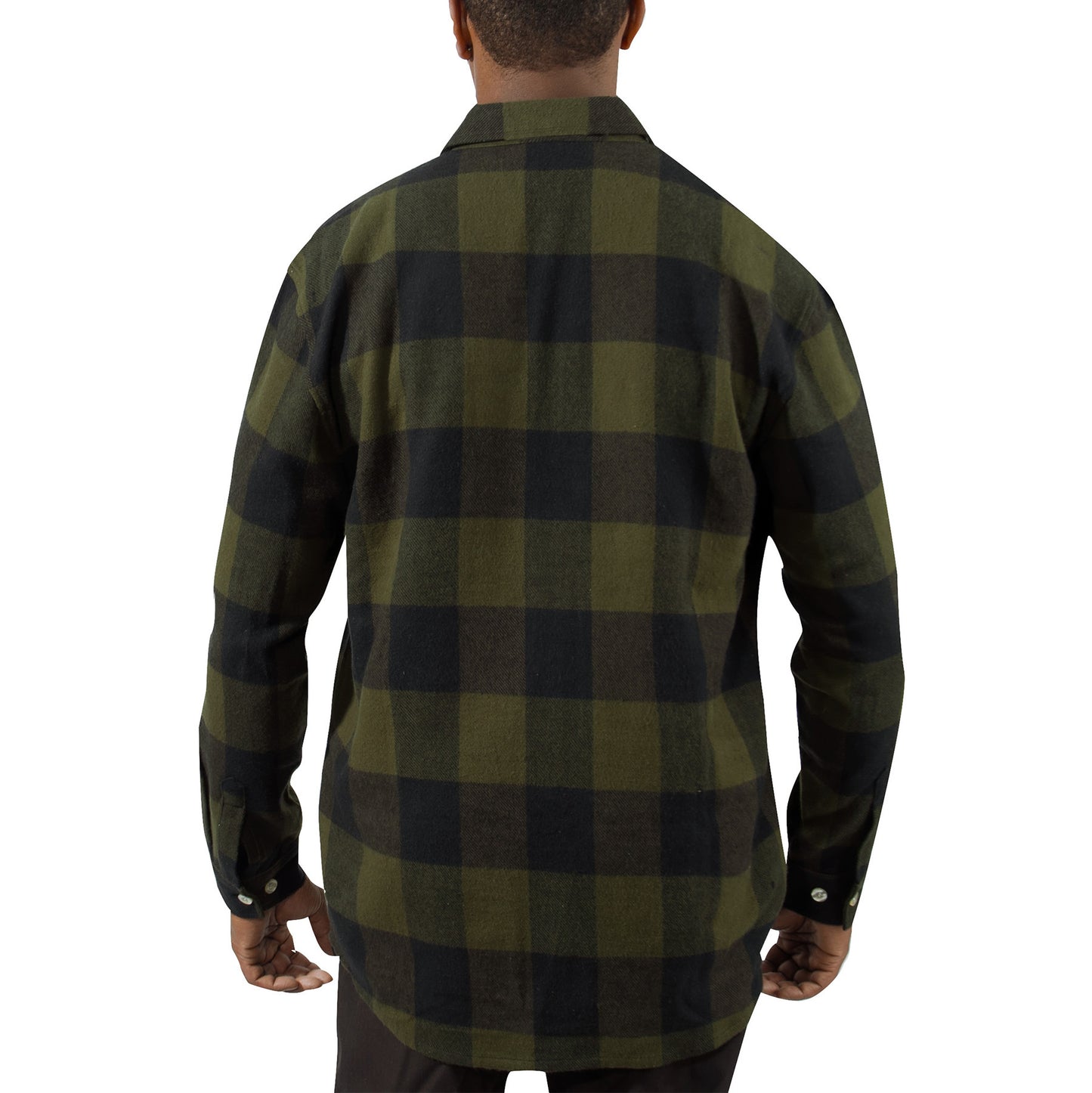 Men's Extra Heavyweight Brawny Buffalo Plaid Flannel Shirt