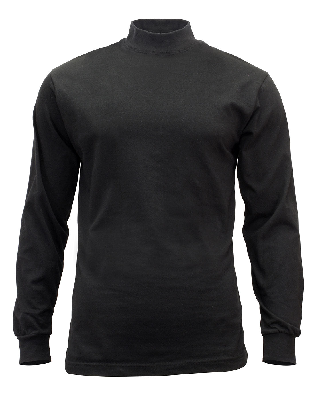 Black Mock Turtleneck - Great for Law Enforcement Police or Security