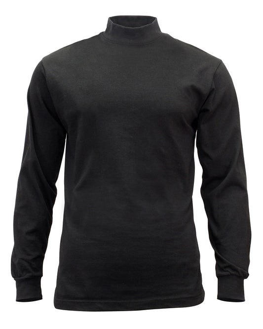Black Mock Turtleneck - Great for Law Enforcement Police or Security