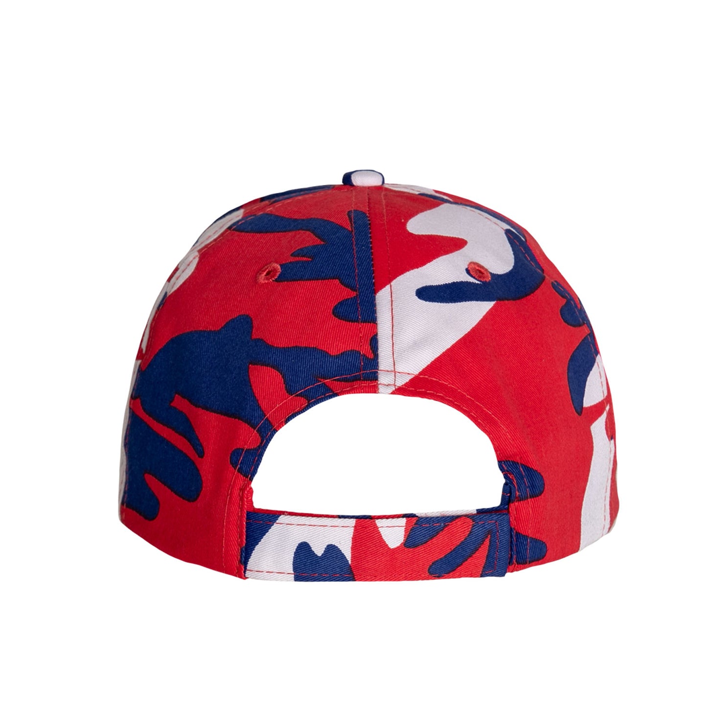 Red White Blue Camo Adjustable Baseball Hat - Rothco Color Camo Mid-Low Pro Cap