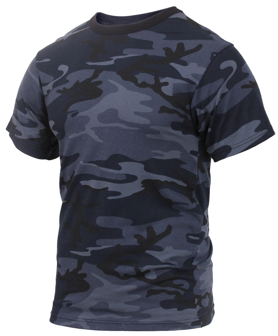 Rothco Midnight Blue Camo Men's Short Sleeve Tee - Colored Camo T-Shirts