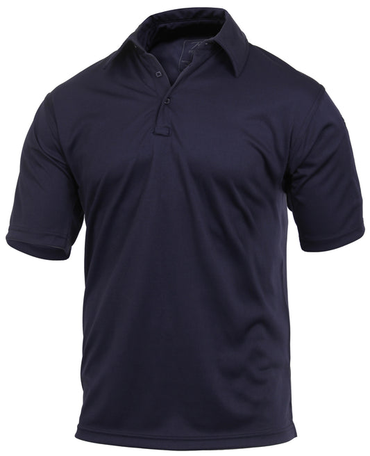 Rothco Short Sleeve Tactical Performance Polo - Men's Midnight Navy Blue Shirt