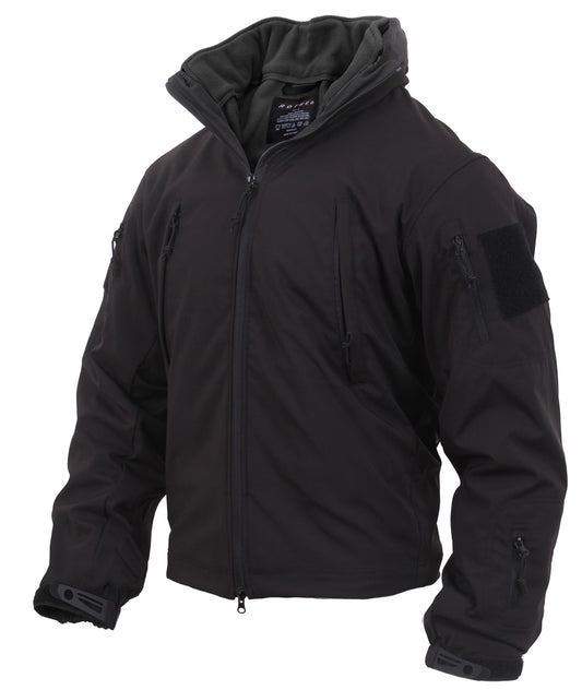 Mens Special Ops 3-In-1 Soft Shell Jacket w/ Fleece Liner & USA Flag Patches