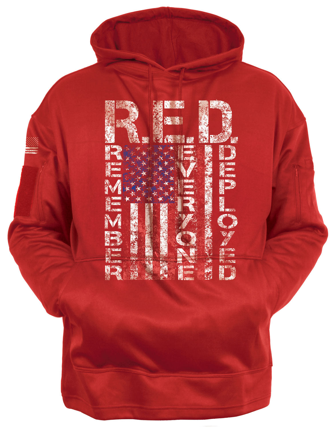 Men's Concealed Carry R.E.D. (Remember Everyone Deployed) Hoodie