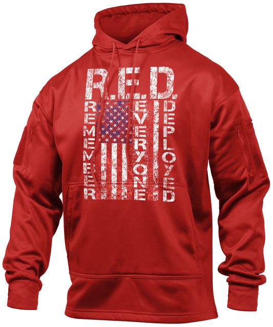 Men's Concealed Carry R.E.D. (Remember Everyone Deployed) Hoodie