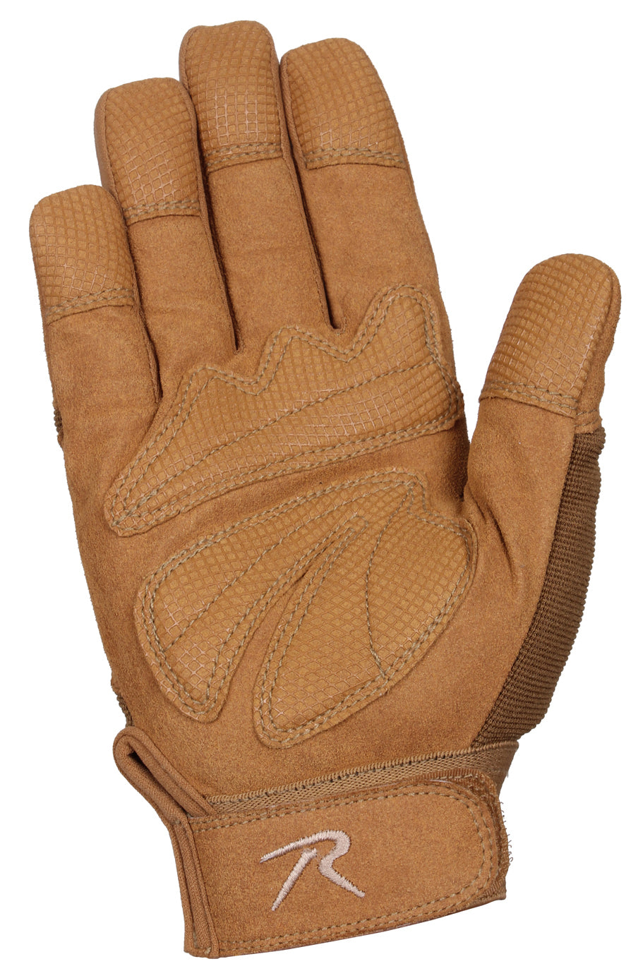 Mens Coyote GI Style Mechanics Gloves - Rothco Tactical Work Field Duty