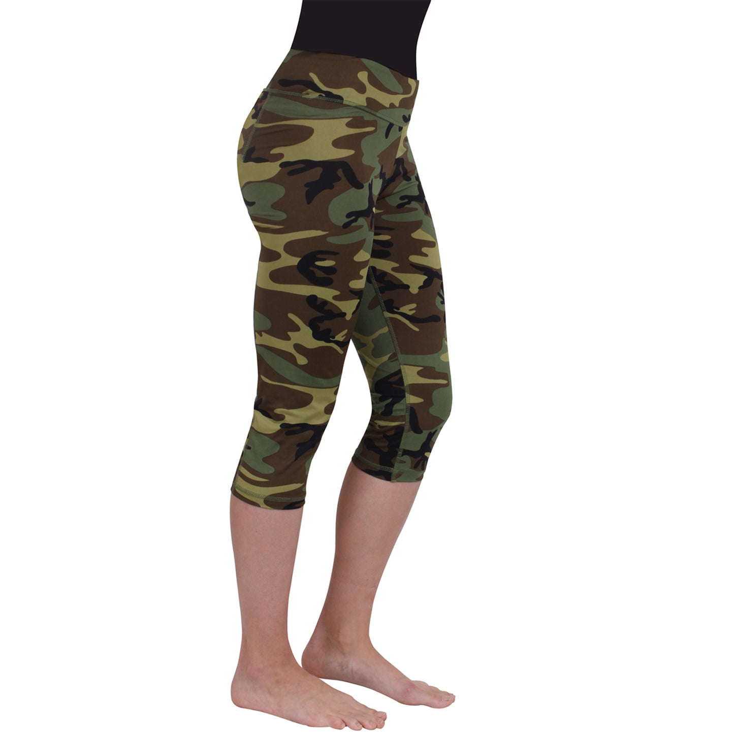 Women's Camo Workout Performance Capris