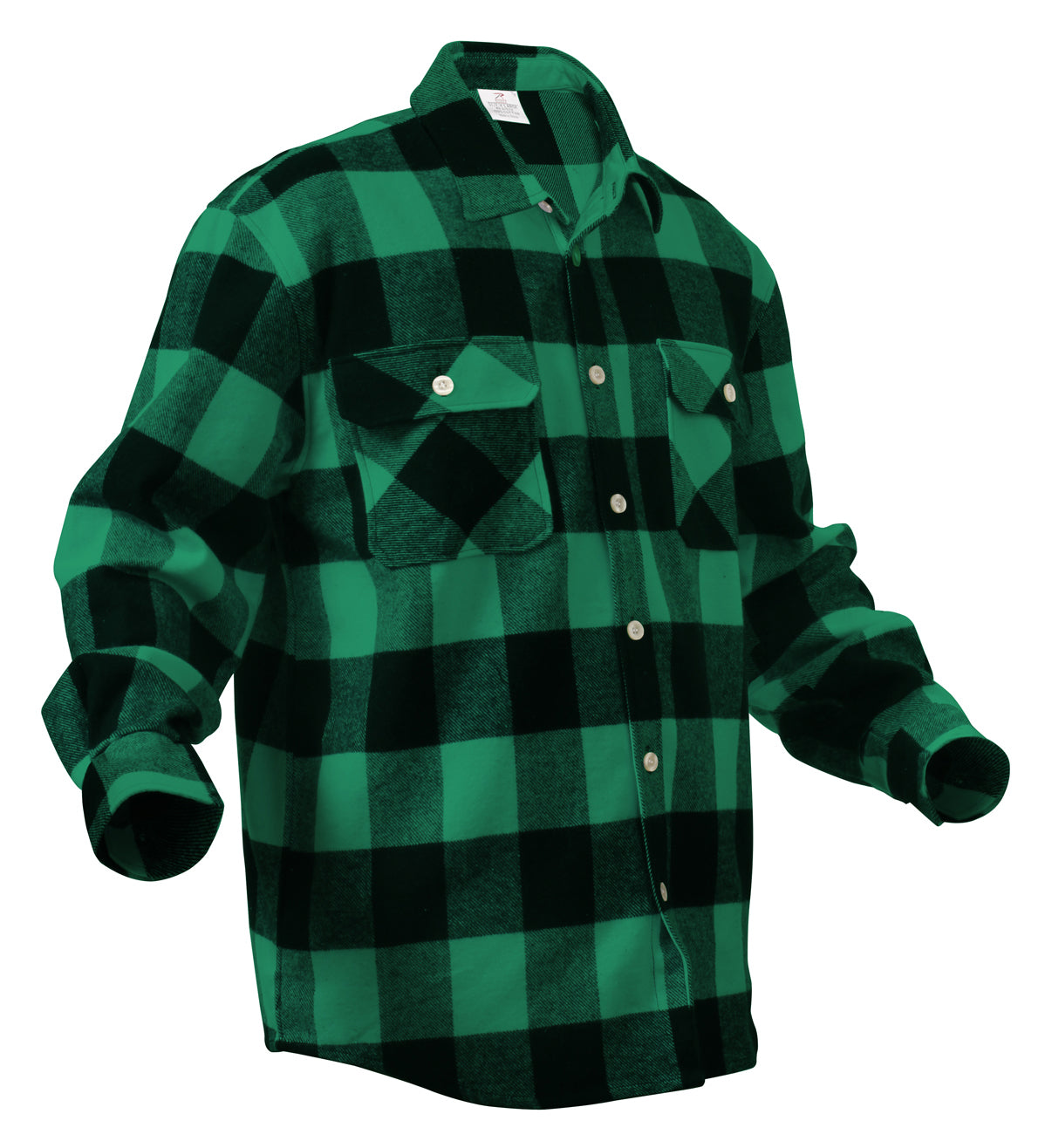 Extra Heavyweight Buffalo Plaid Flannel Shirt Rothco