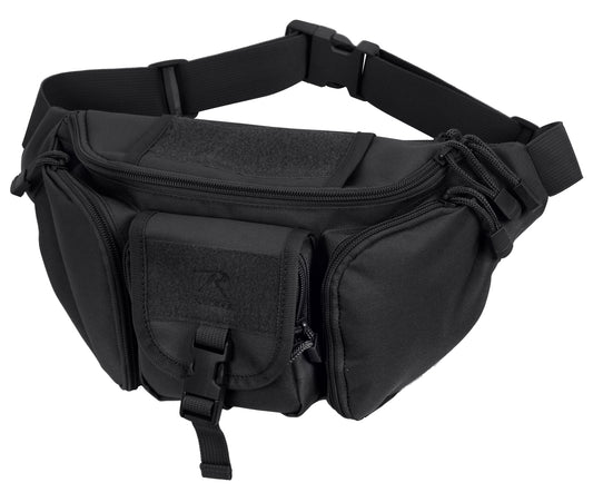Rothco's Concealed Carry Waist Pack - Black & Coyote Brown Tactical Fanny Pack