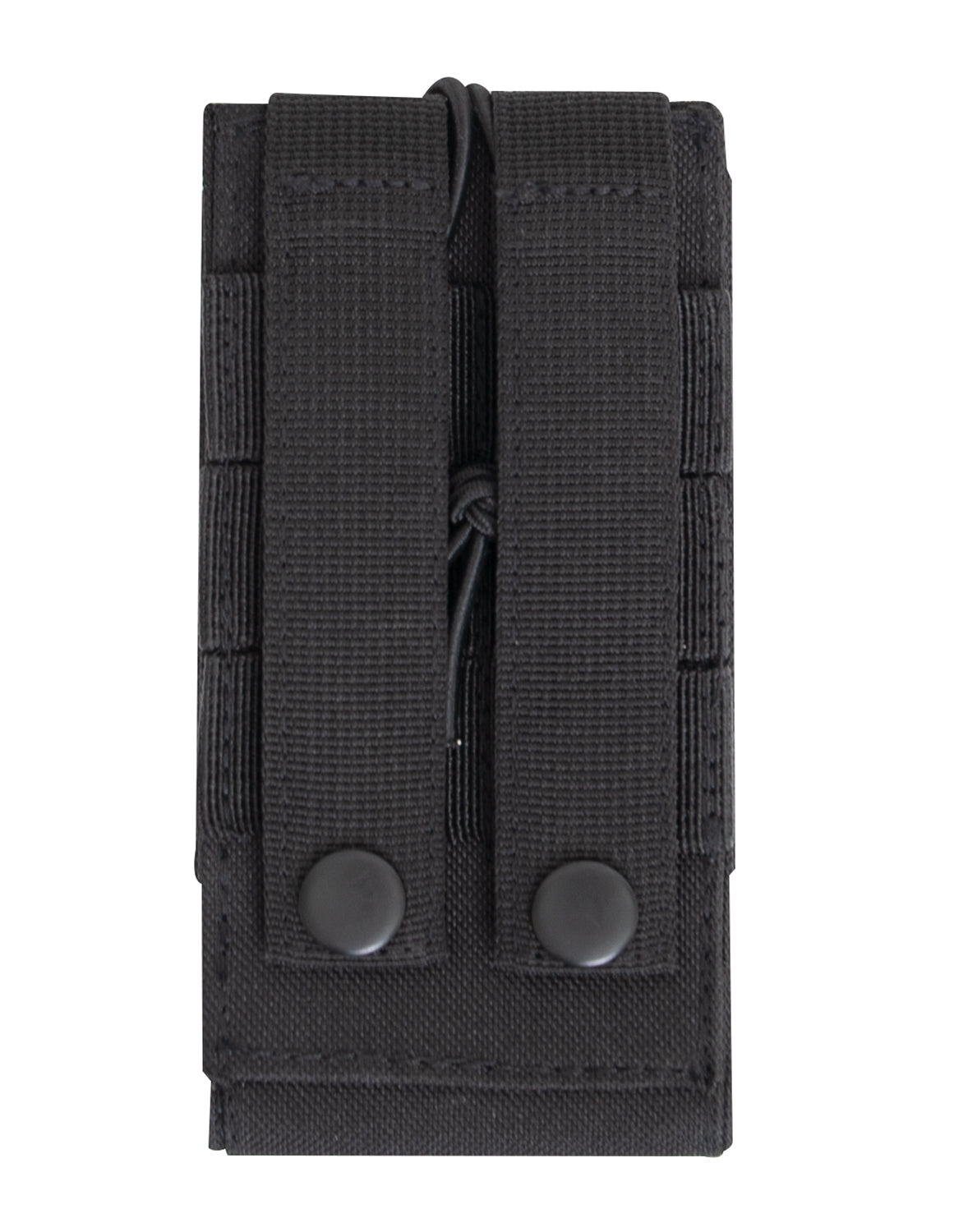 Rothco Molle Compatible Universal Radio Pouch in Black (5" x 2¾” x 1")