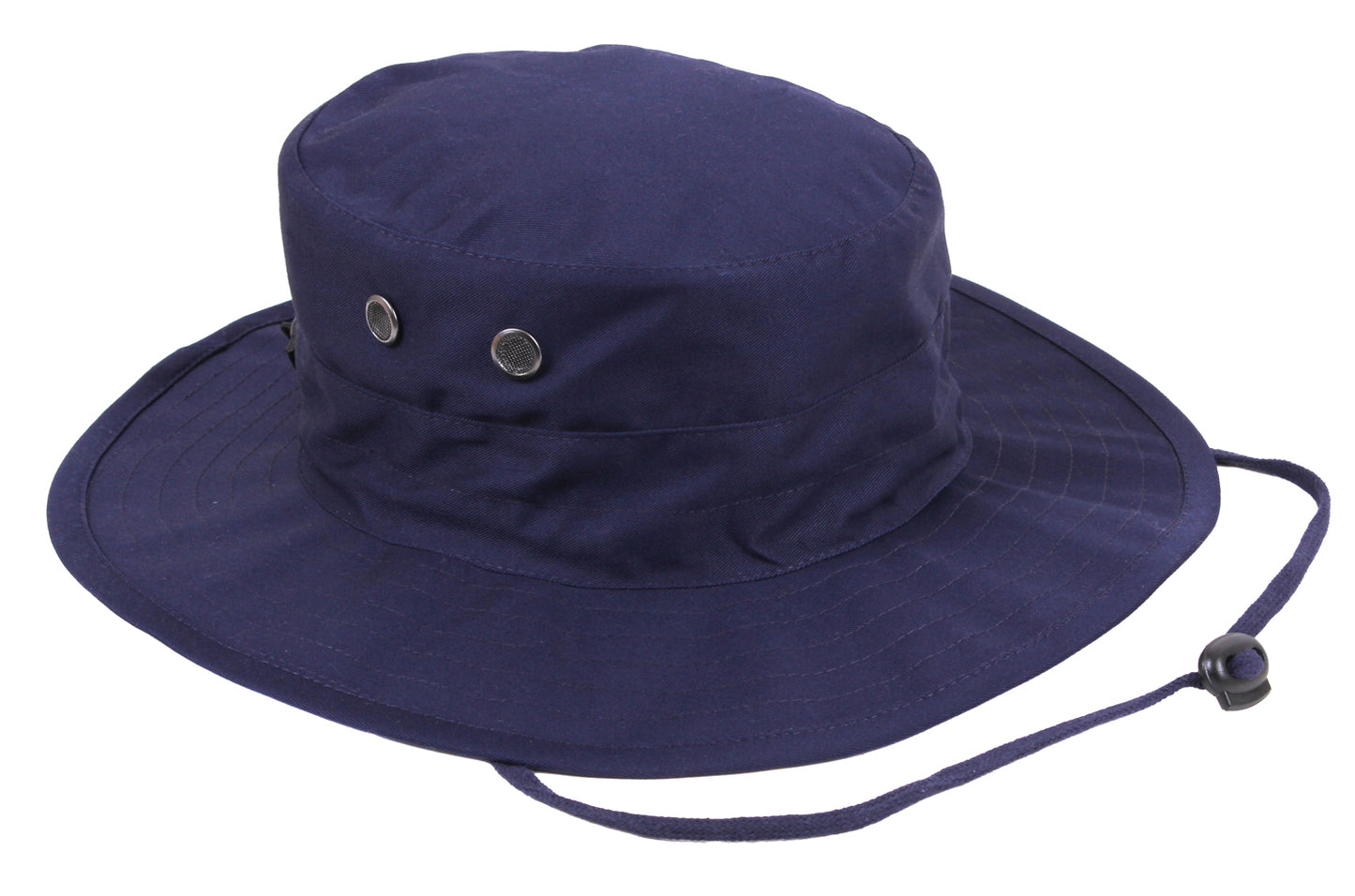 Navy Blue Adjustable Boonie Bucket Hat - Rothco Outdoor Bush Hat w/ Chin Strap