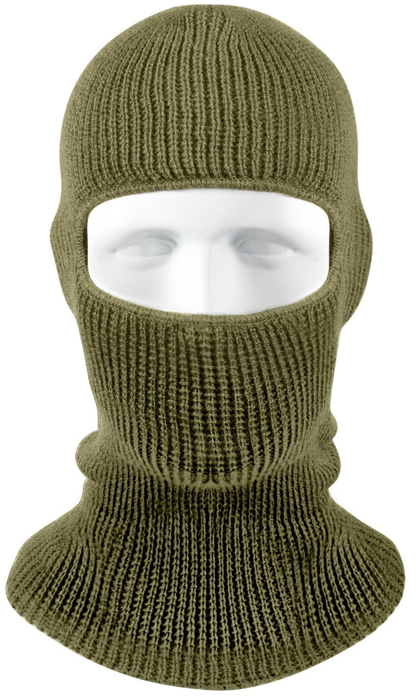 Winter Face Mask Warm Cold Weather One Hole Facemask OD Black Ski Snow Masks