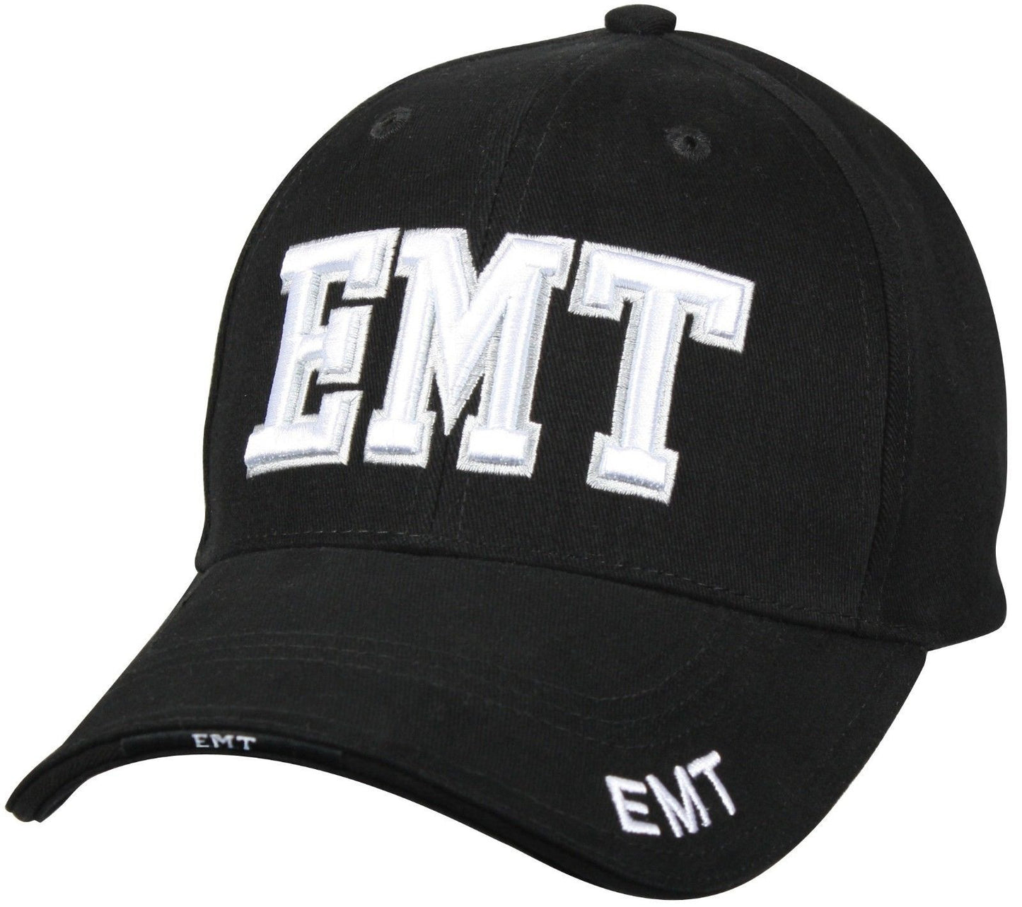 "E.M.T" - Black - Deluxe Low Profile Baseball Cap