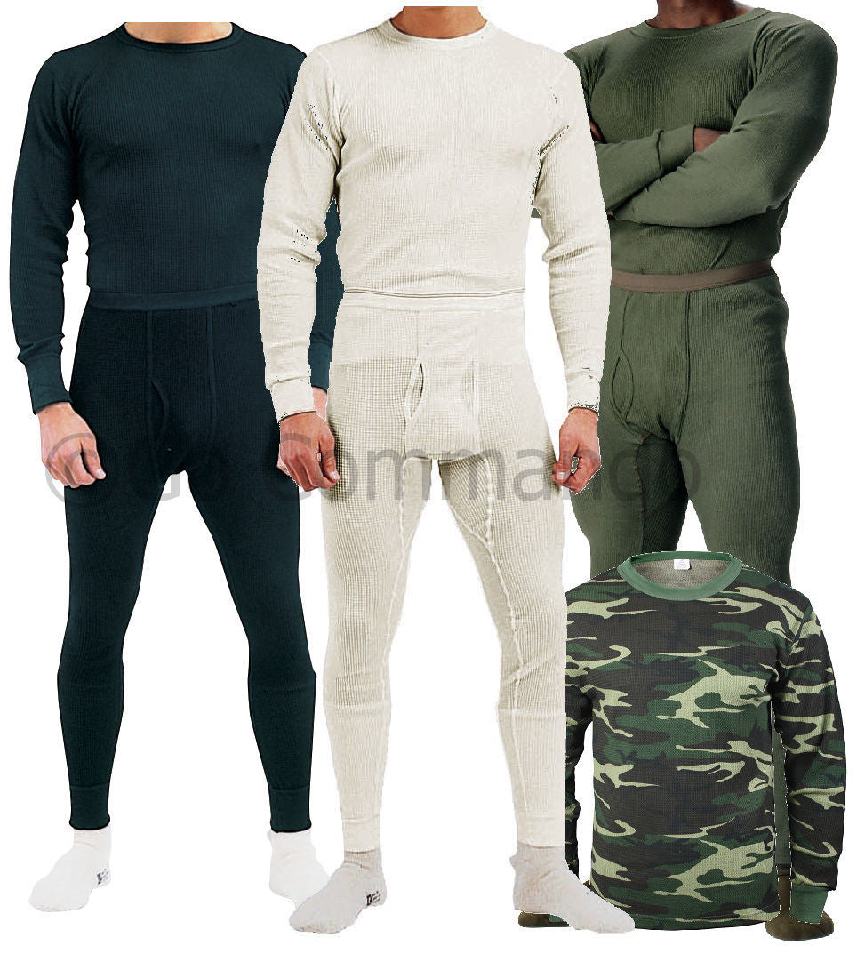 Thermal Knit Underwear Long Johns