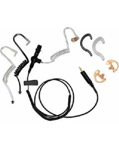 EarHugger Safety T1000 - T Series Acoustic Tube Listen Only Headphone 2.5mm Plug