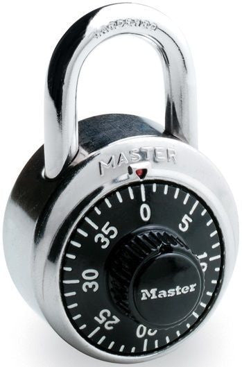 Master Combination Lock - Double Armored Stainless Steel Body & Shackle 1500D