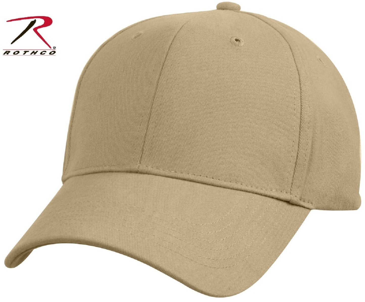 Mens Khaki Tan Adjustable Supreme Low Profile Baseball Cap Hat Rothco 8977