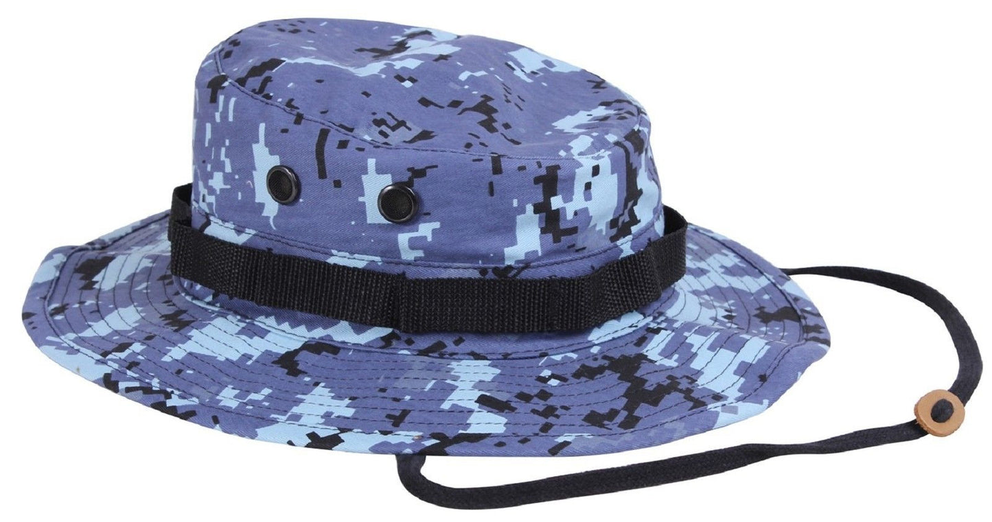 Digital Camouflage Boonie Hat - Rothco Bucket Blue or Red Digital – Grunt  Force