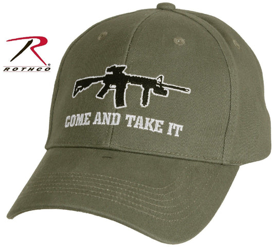 Rothco Mens OD "Come and Take It" Deluxe Low Profile Adjustable Baseball Cap Hat