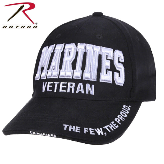 Rothco Deluxe Marines Veteran-Low Profile Cap - Tactical 6-Panel Baseball Hat