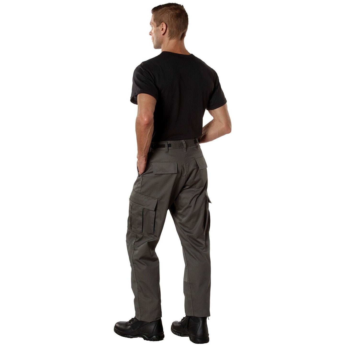 Men's Charcoal Grey BDU Pants - Rothco Tactical Cargo Fatigues