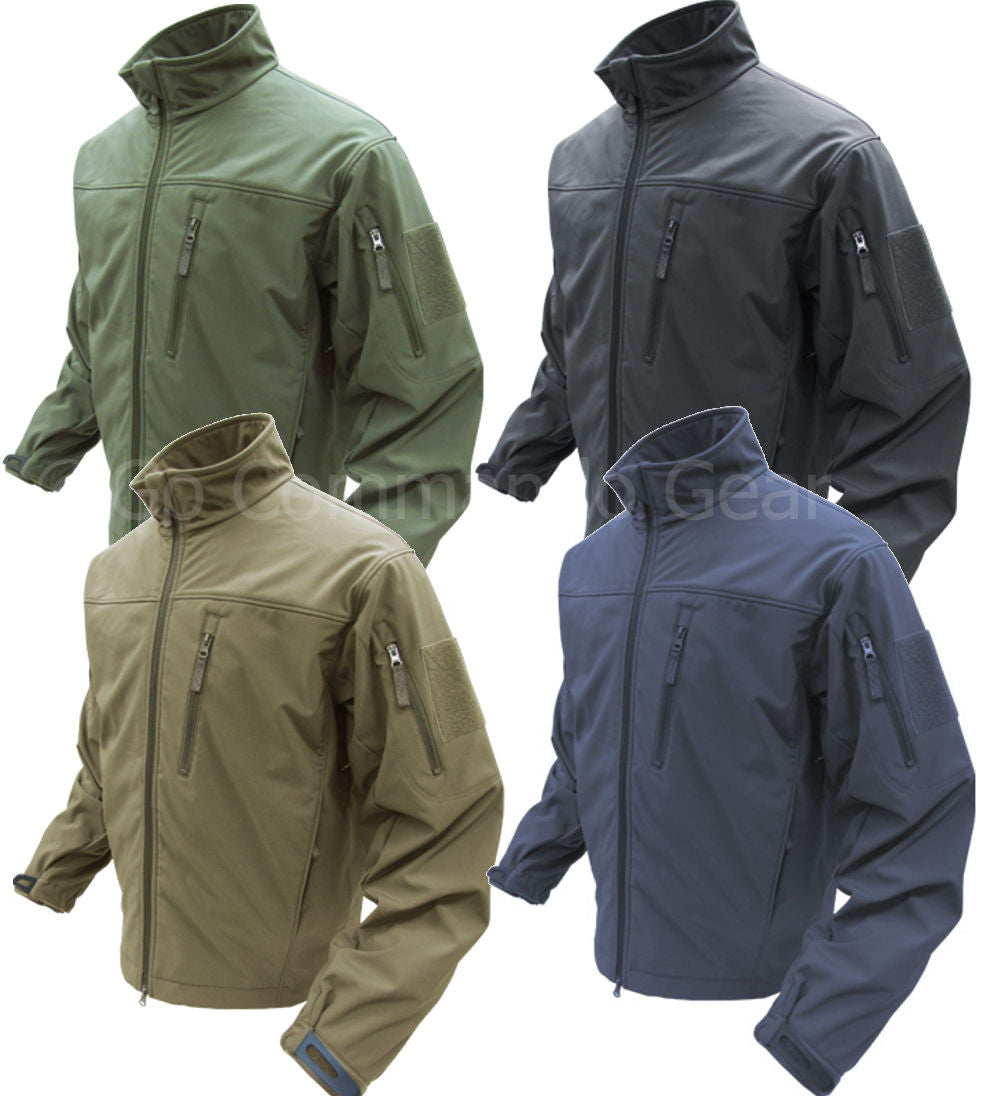 Condor Outdoor Phantom Soft Shell Jacket - Tan OD Black or Navy Tactical Jackets