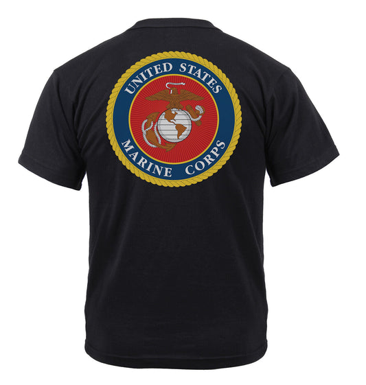 Rothco Men's Black Marines Veteran T-Shirts