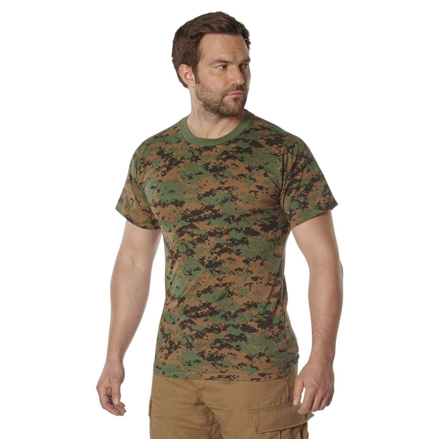 100% Cotton Camo T-Shirt Collection 5 Colors, Standard Fit