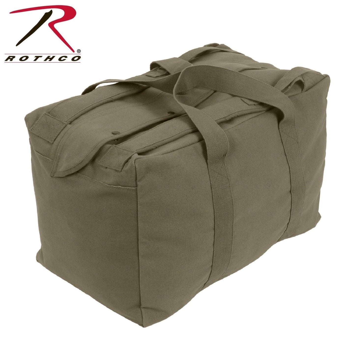 Olive Drab Tactical Canvas Duffle Bag - Rothco Canvas Mossad Type Cargo Bag
