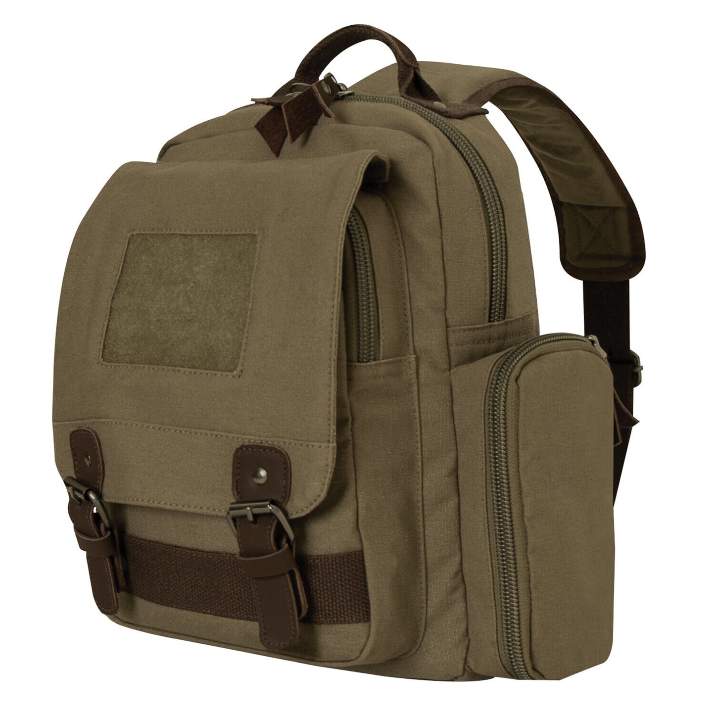 Vintage Canvas Sling Style Backpack - Hiking Travel School