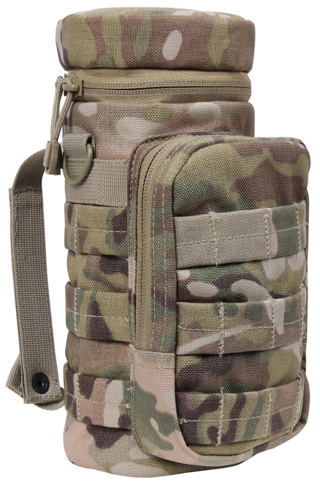 MultiCam MOLLE Compatible Water Bottle Pouch 11" Hunting Camping Tactical Pouch