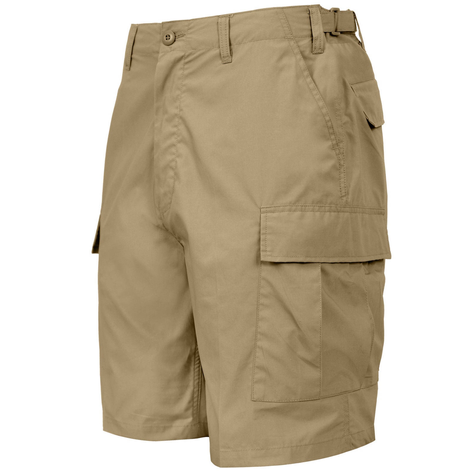 Black or Khaki Lightweight Tactical BDU Shorts - Rothco Summer Weight ...