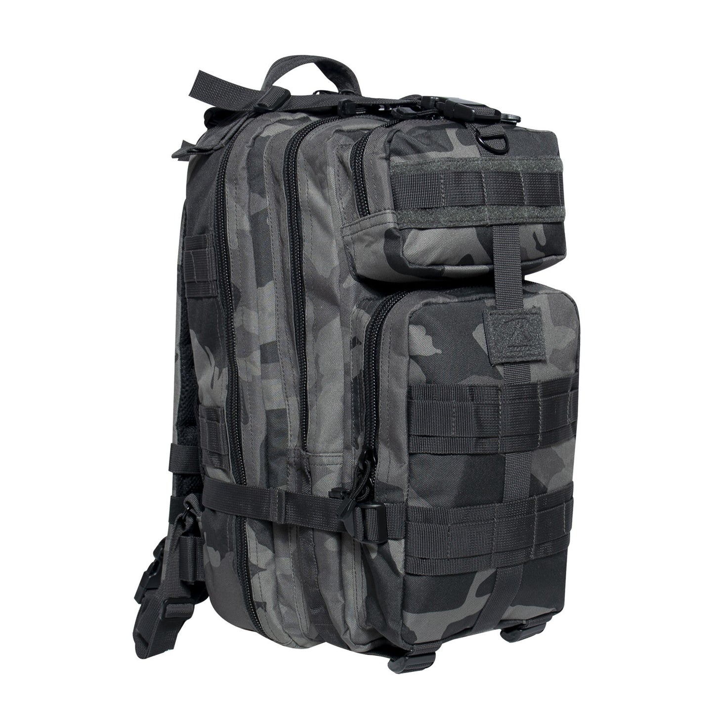 Black Camo Medium Transport Pack - Tactical MOLLE Backpack