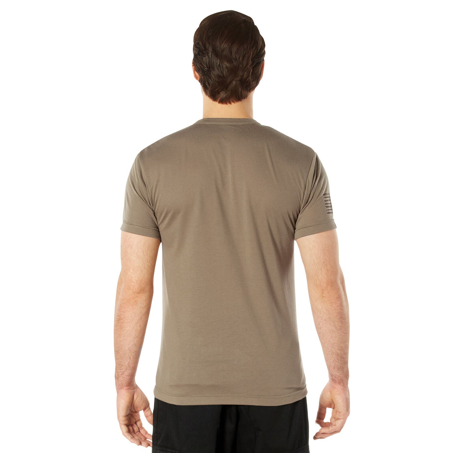 USMC Eagle Globe & Anchor Moisture Wicking T-Shirt - AR 670-1 Coyote Brown