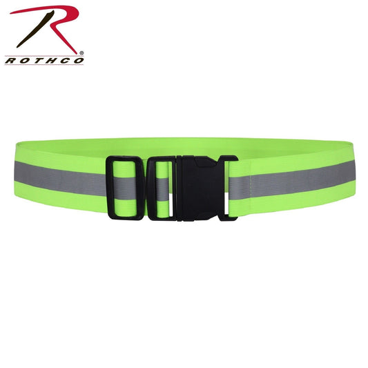Rothco Reflective Elastic PT Belt - Adjustable Neon Reflective Safety Belt