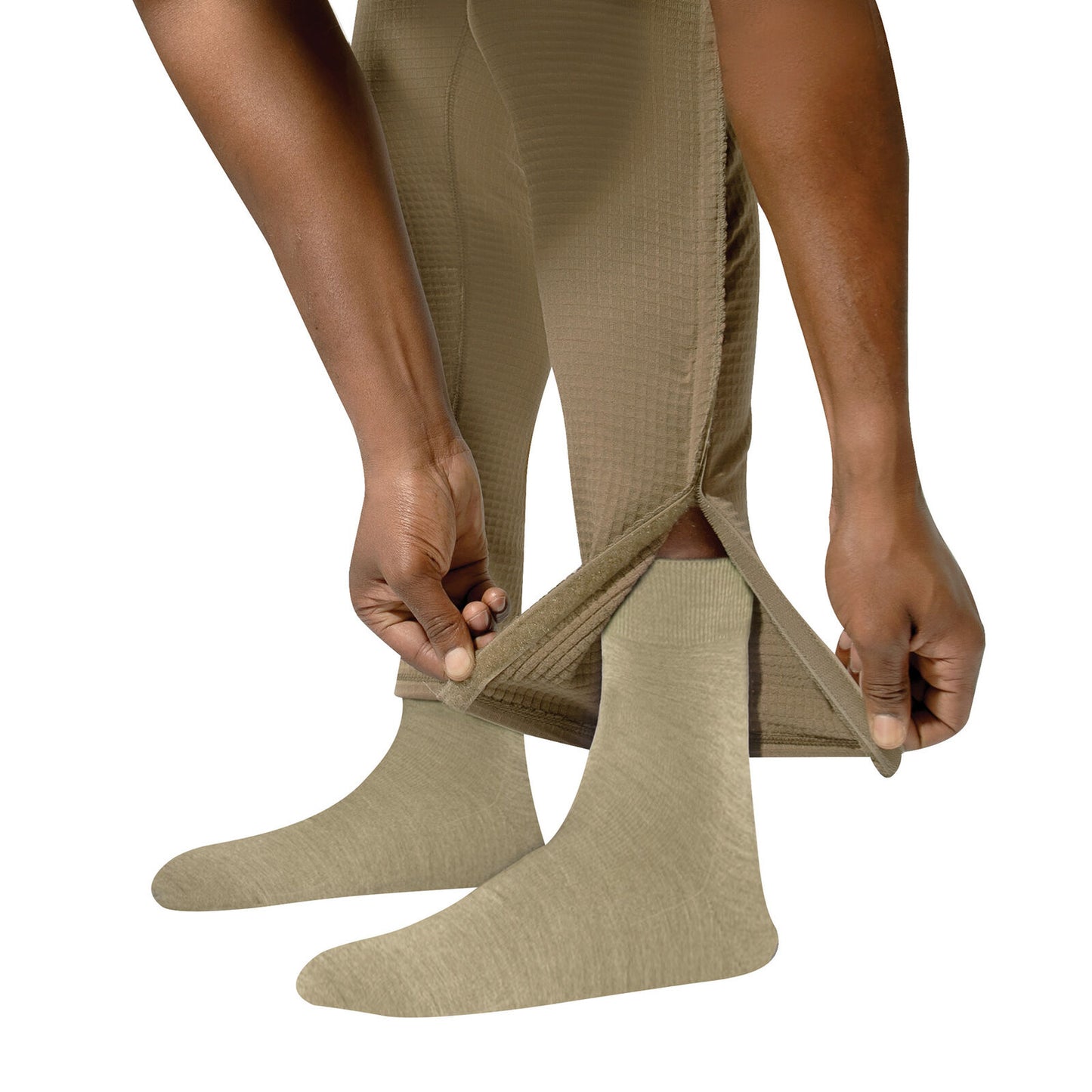 ECWCS Gen III Level II Mid-Weight Underwear Breakaway Bottoms - Coyote Tan