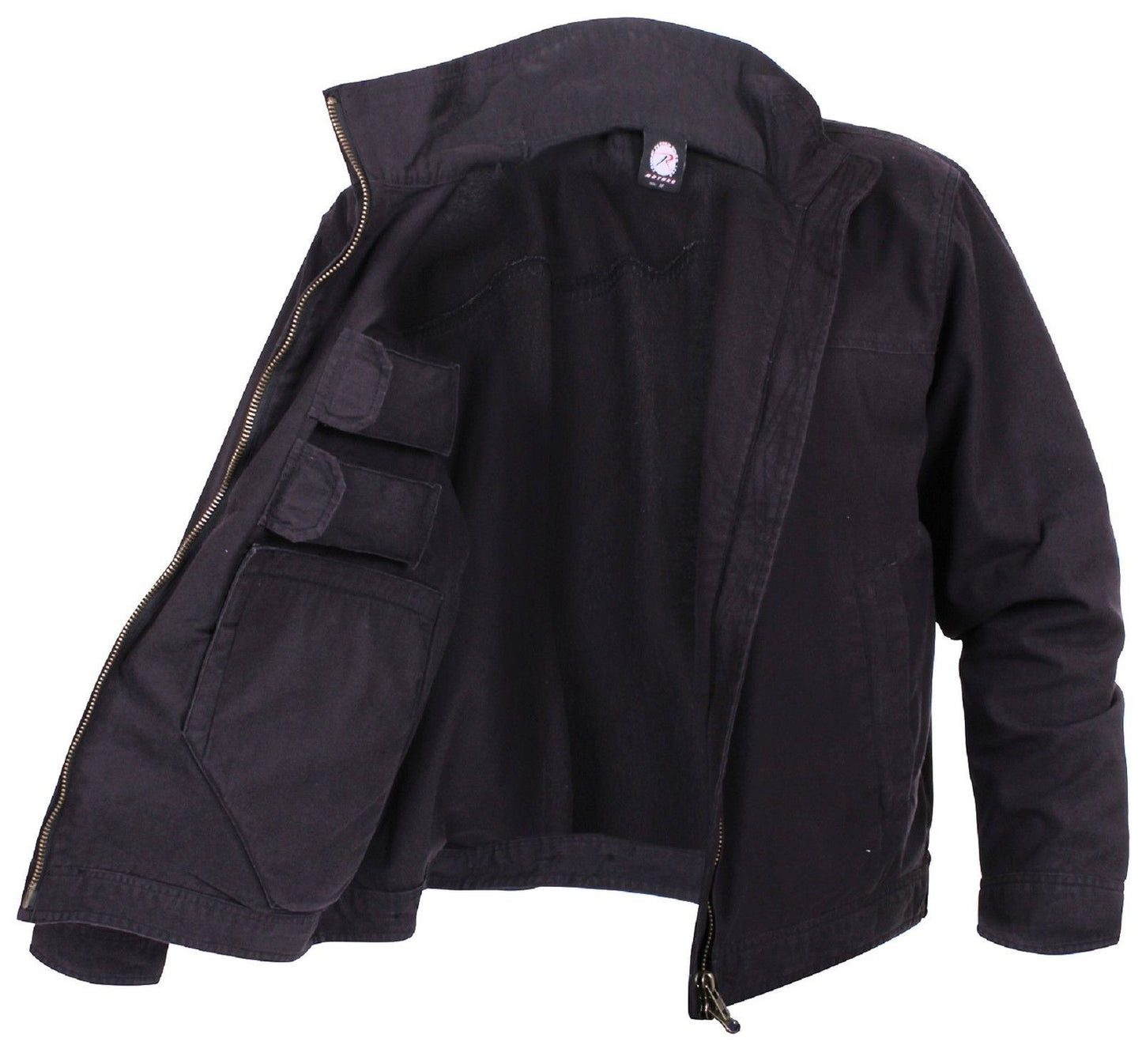 Men's Lightweight Concealed Carry Jacket - Black Tactical Coat by Rothco