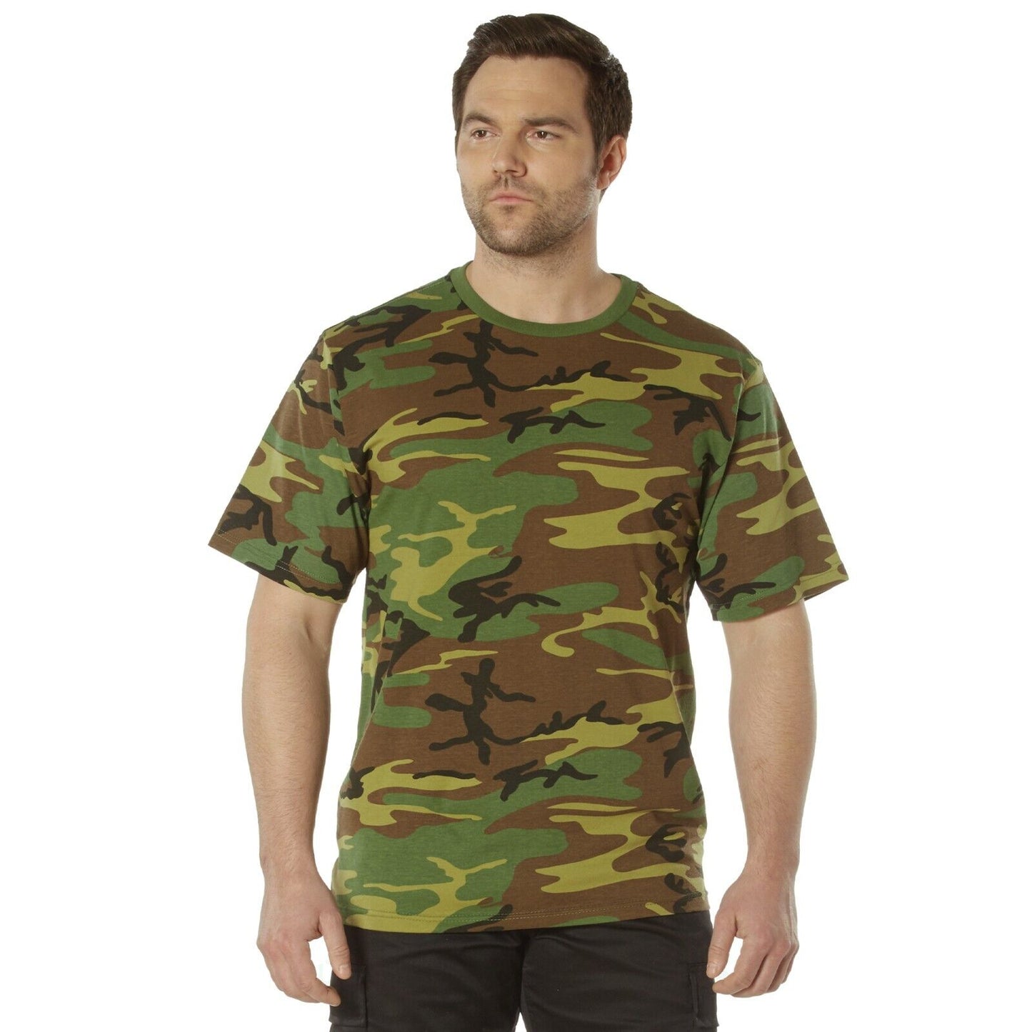 Rothco Full Comfort Fit T-Shirt Lightweight Poly/Cotton Men's Tee