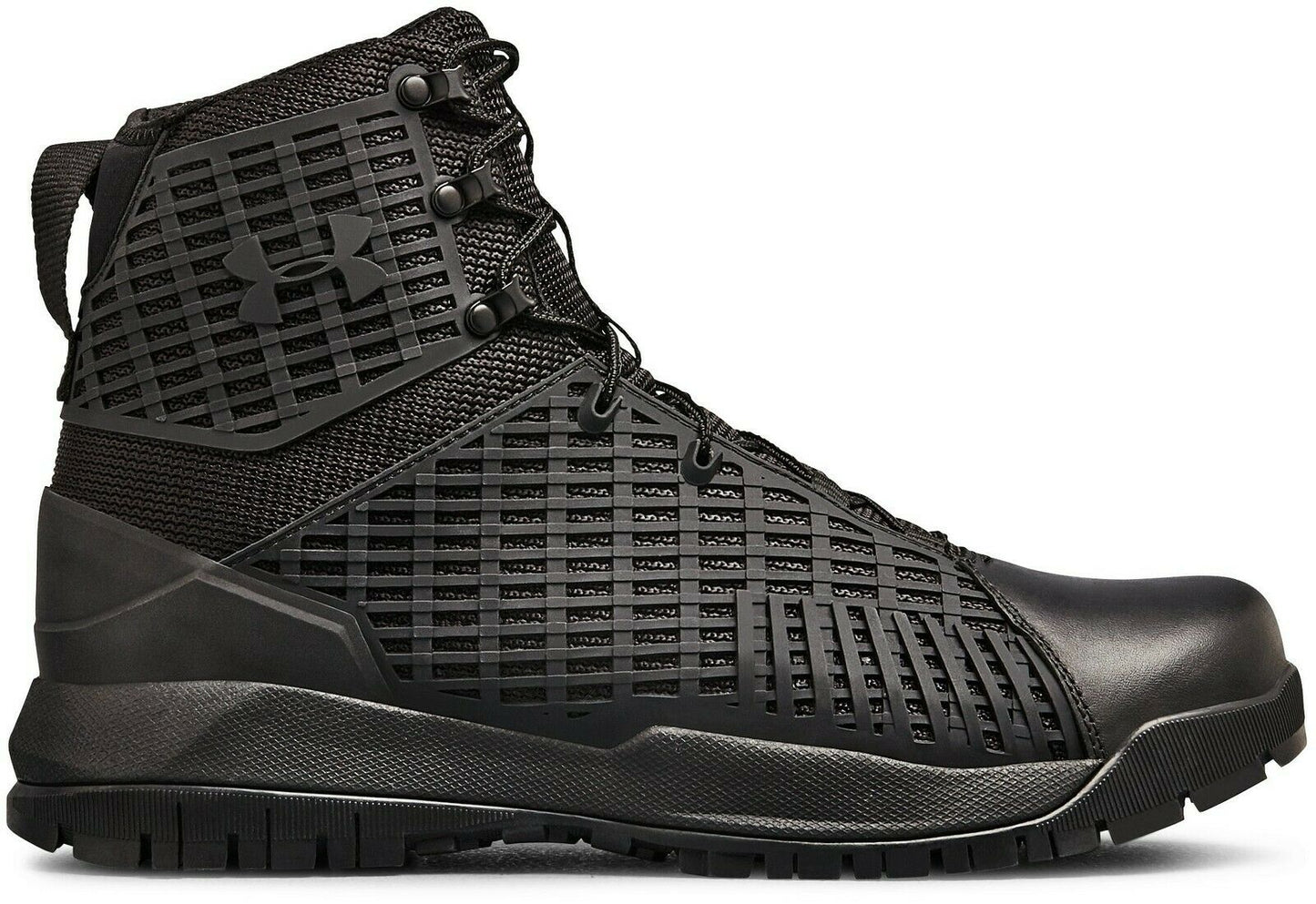 UA Stryker Side-Zip Boot - Under Armour Men’s Tactical Boots in Black