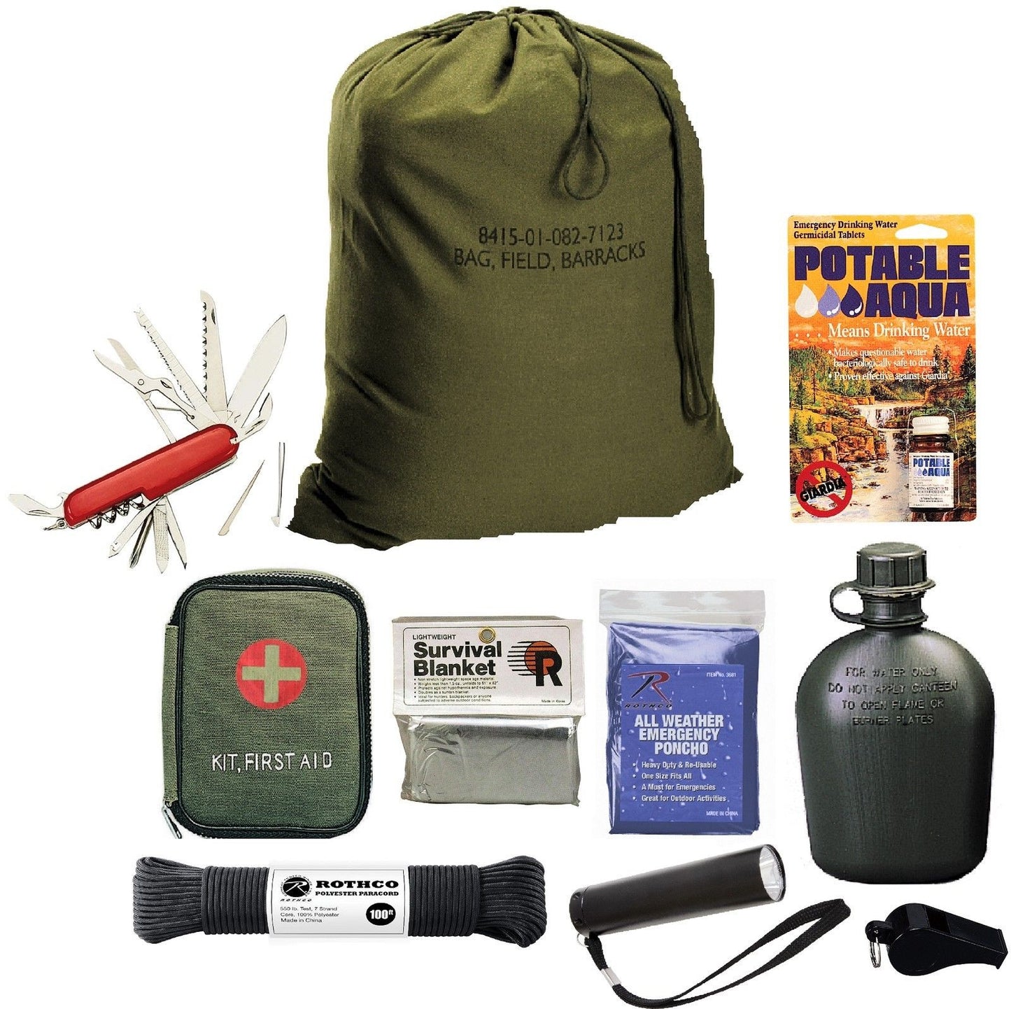 72 Hour Emergency Disaster Survival Kit - Zombie Apocalypse Prepper Bug Out Bag