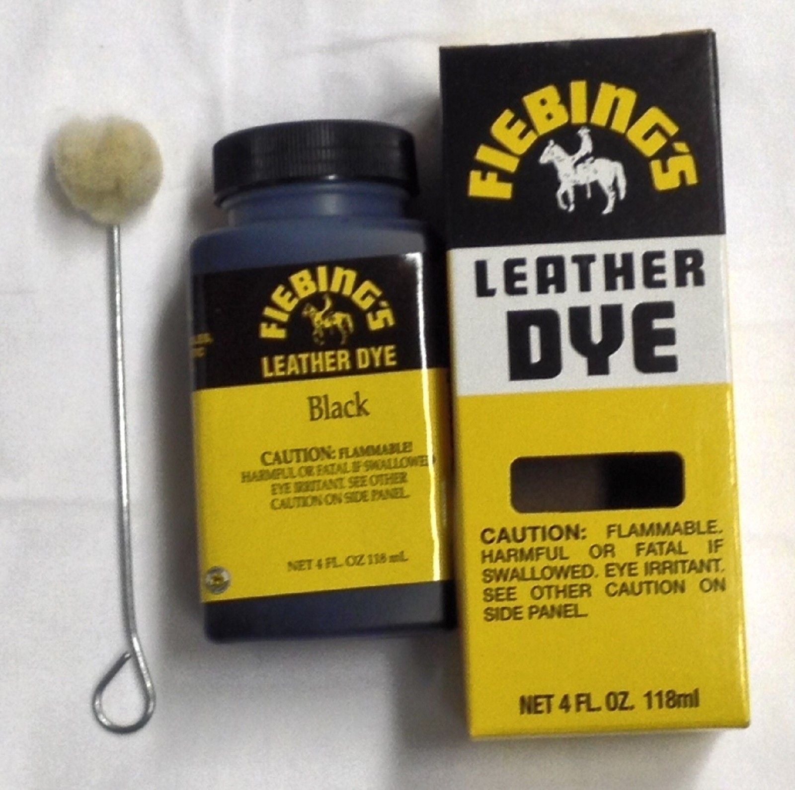 Fiebing's 4 oz Leather Dye & Applicator - Boots, Shoes, Bags
