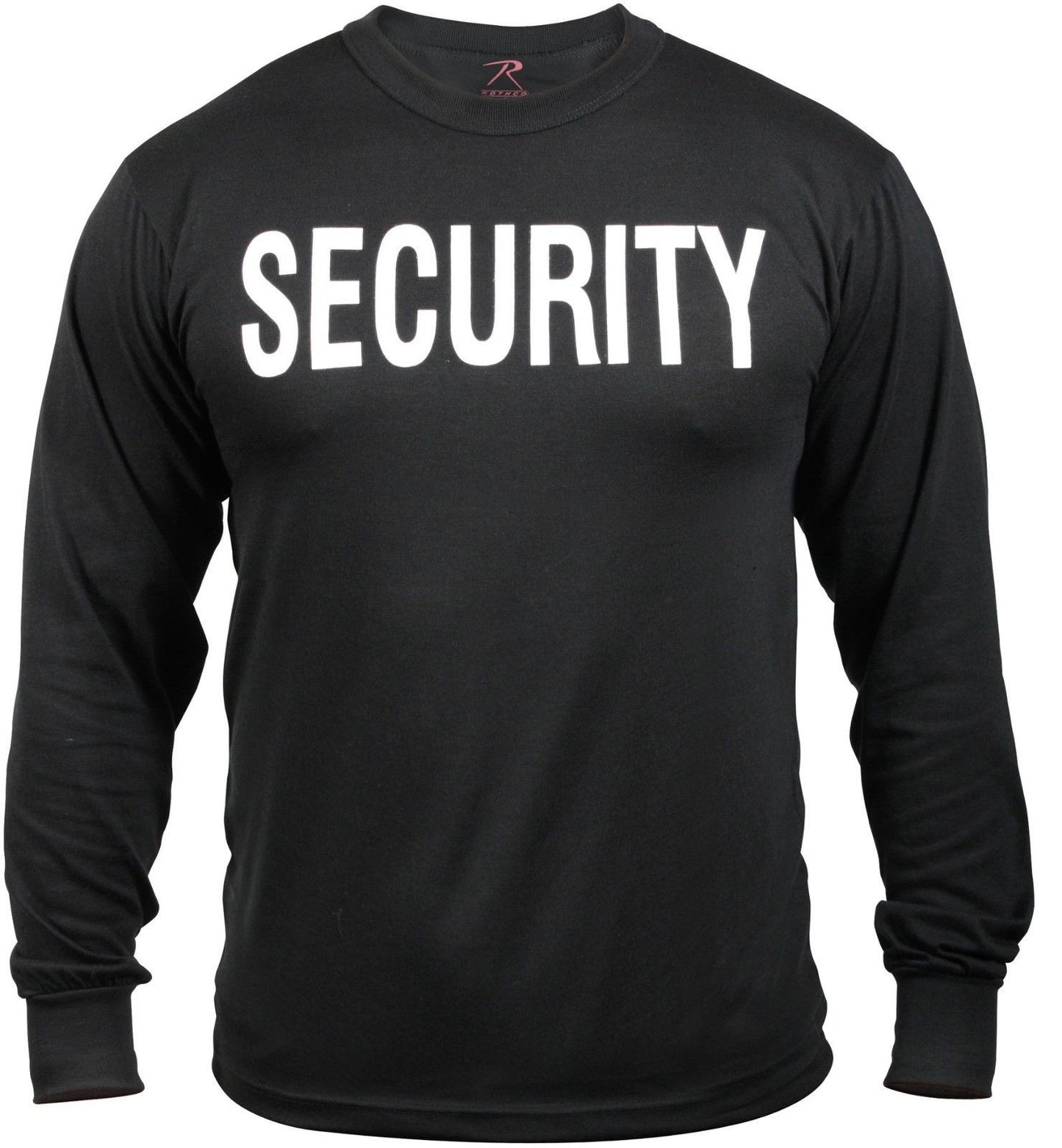 Black 'Security' Shirt - Long Sleeve SECURITY Shirt