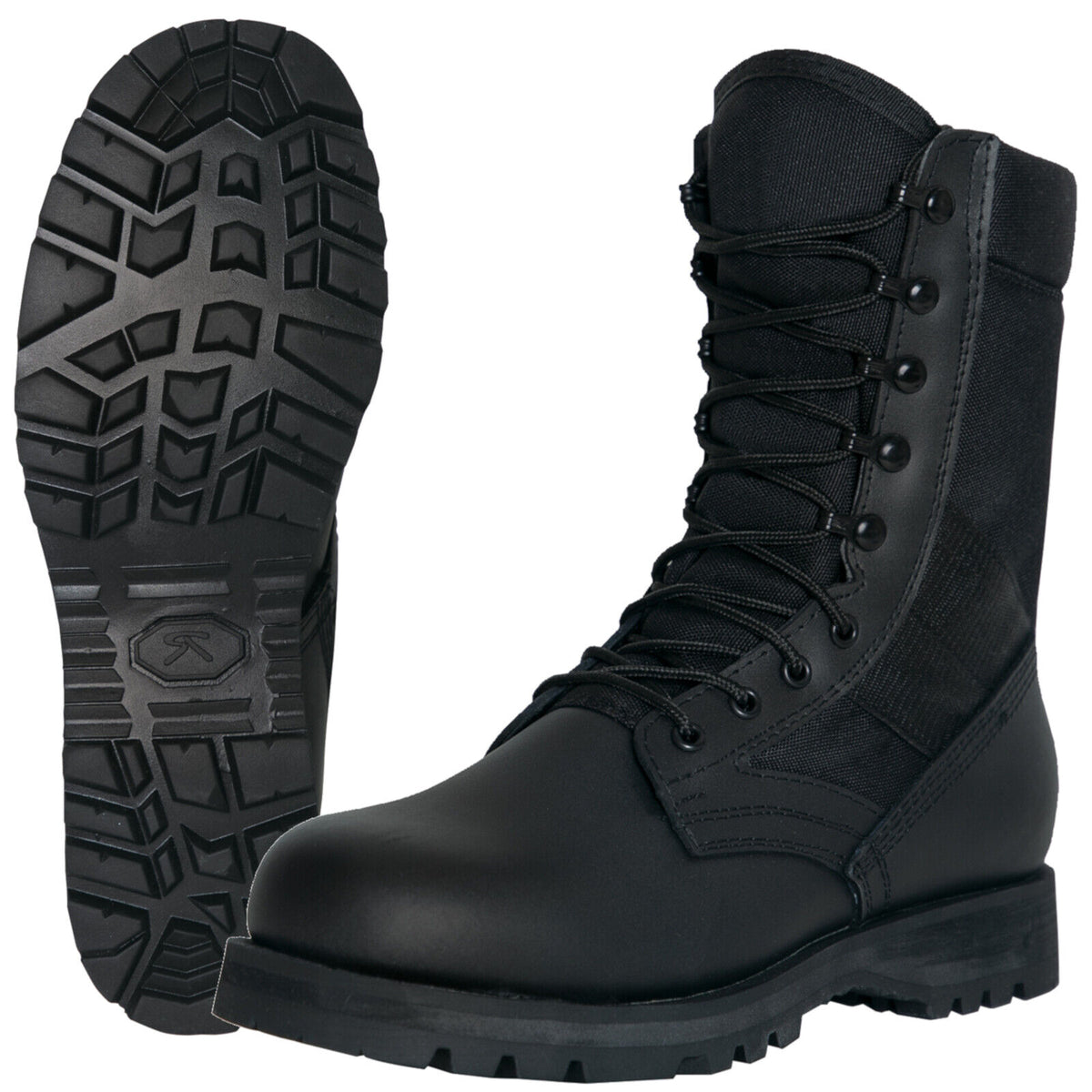 MCM Hi-top Black Military Boots,‎ SZ 41 Jimmy Choo Shiny Calfskin Cayo Combat Boots 41 Black 1766891  main image 2