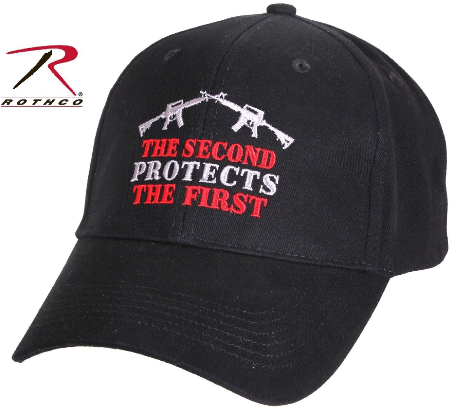 Rothco Mens "The Second Protects the First" Low Profile Adjustable Cap Hat
