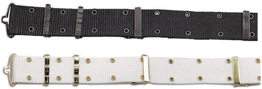 Belt With Metal Buckles - Rothco Black or White 48" Belts