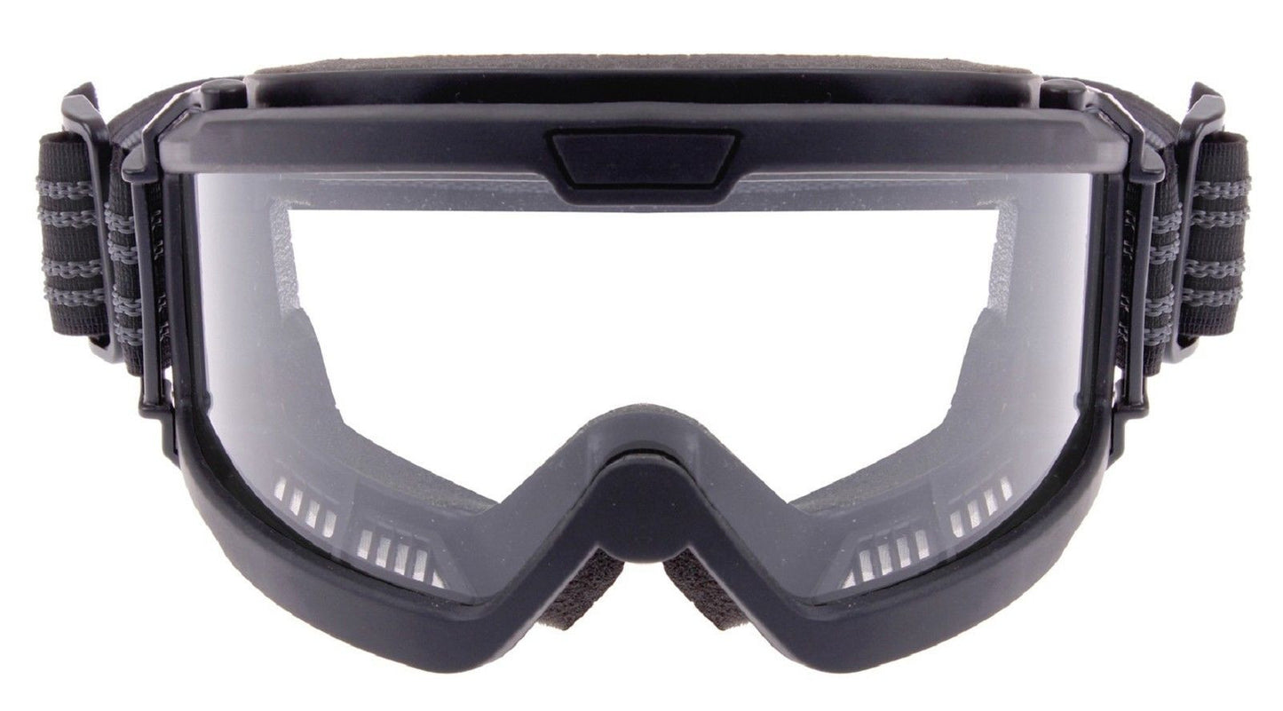 Rothco Over Glasses Tactical Goggles - Black Adjustable Airsoft Goggle