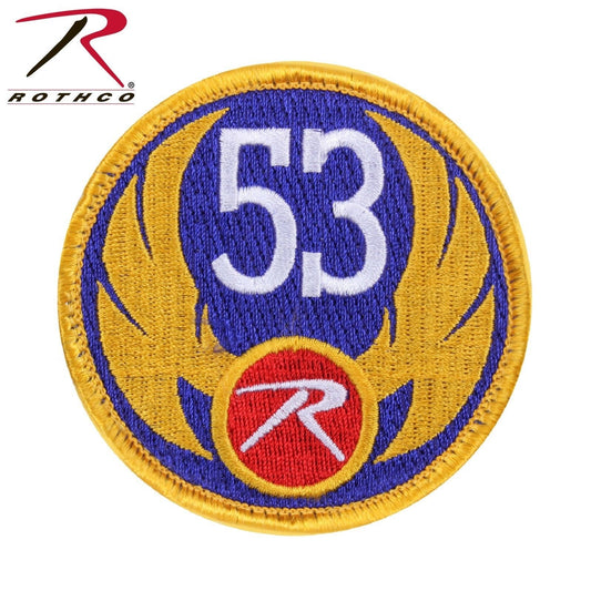 Rothco 53 Wing Morale Patch - 3" Round Hook & Loop Tactical Patch